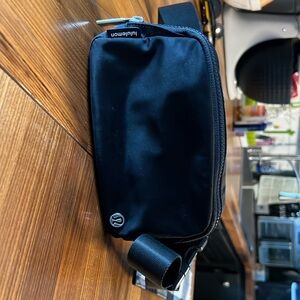 Black Lulu Lemon Belt Bag